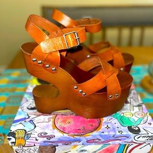 Jeffrey Campbell | 70’s Inspired | Cutout Platform Wedges